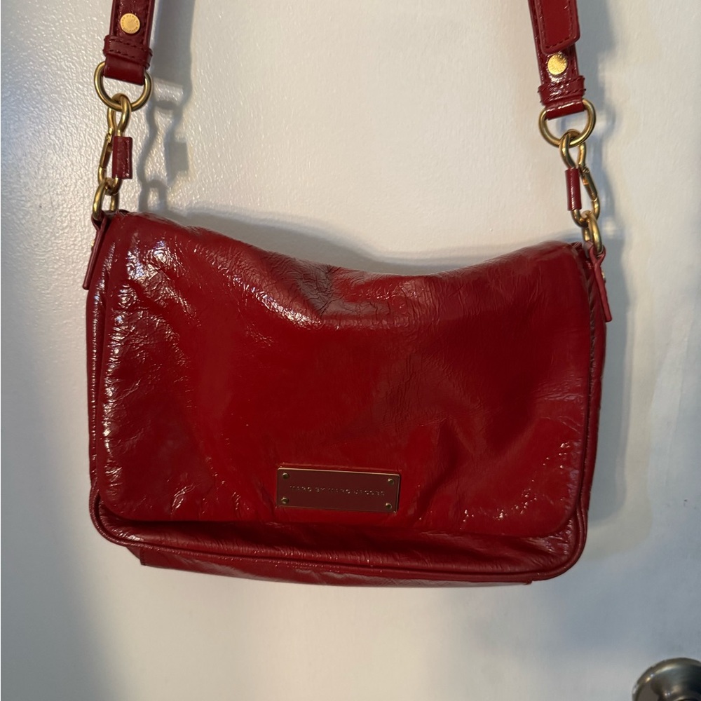 Marc by Marc Jacob’s Red Leather Shoulder Bag